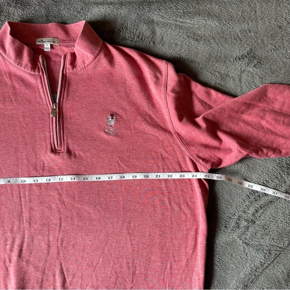 Peter Millar Tri-blend Cotton Blend Quarter-Zip Sweater XL‎ Embroidered Logo - Picture 7 of 9